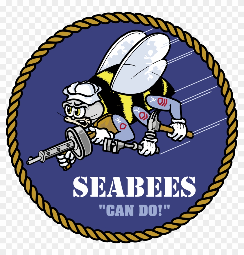 Navy Clipart Seabee Pencil And In Color Navy Clipart - Seabees Logo #248654