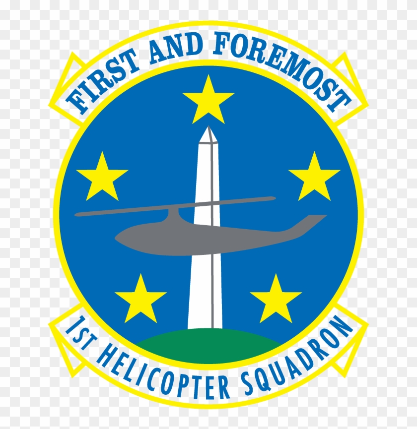 First And Foremost 1st Helicopter Squadron - Decal #248702