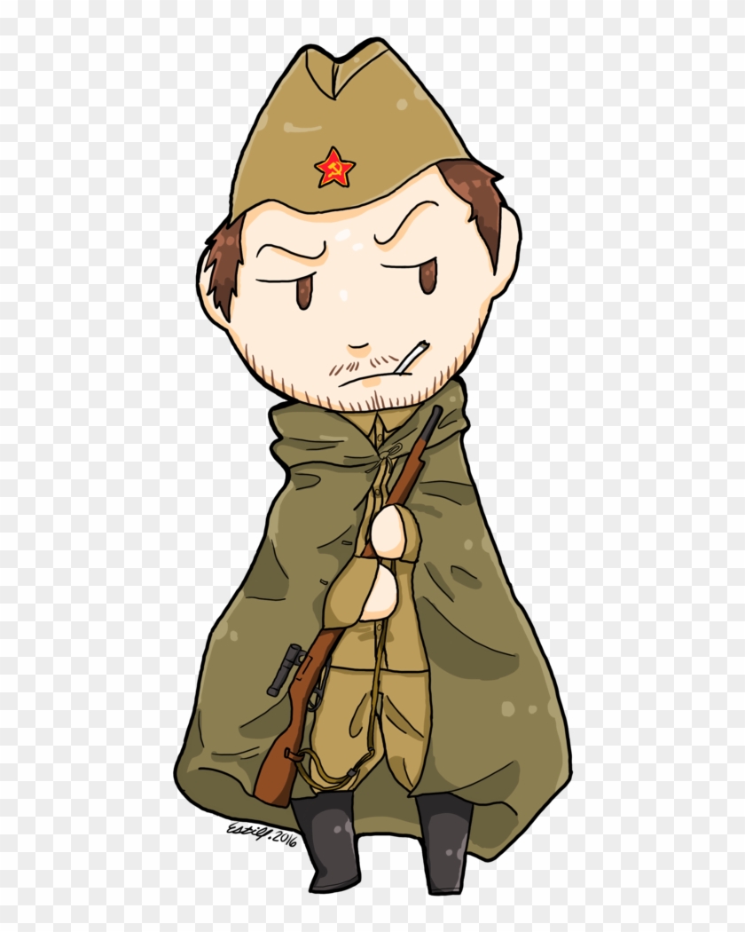 Soviet Soldier Miroslav Chibi By Estiepabon Soviet - Soldier #248745