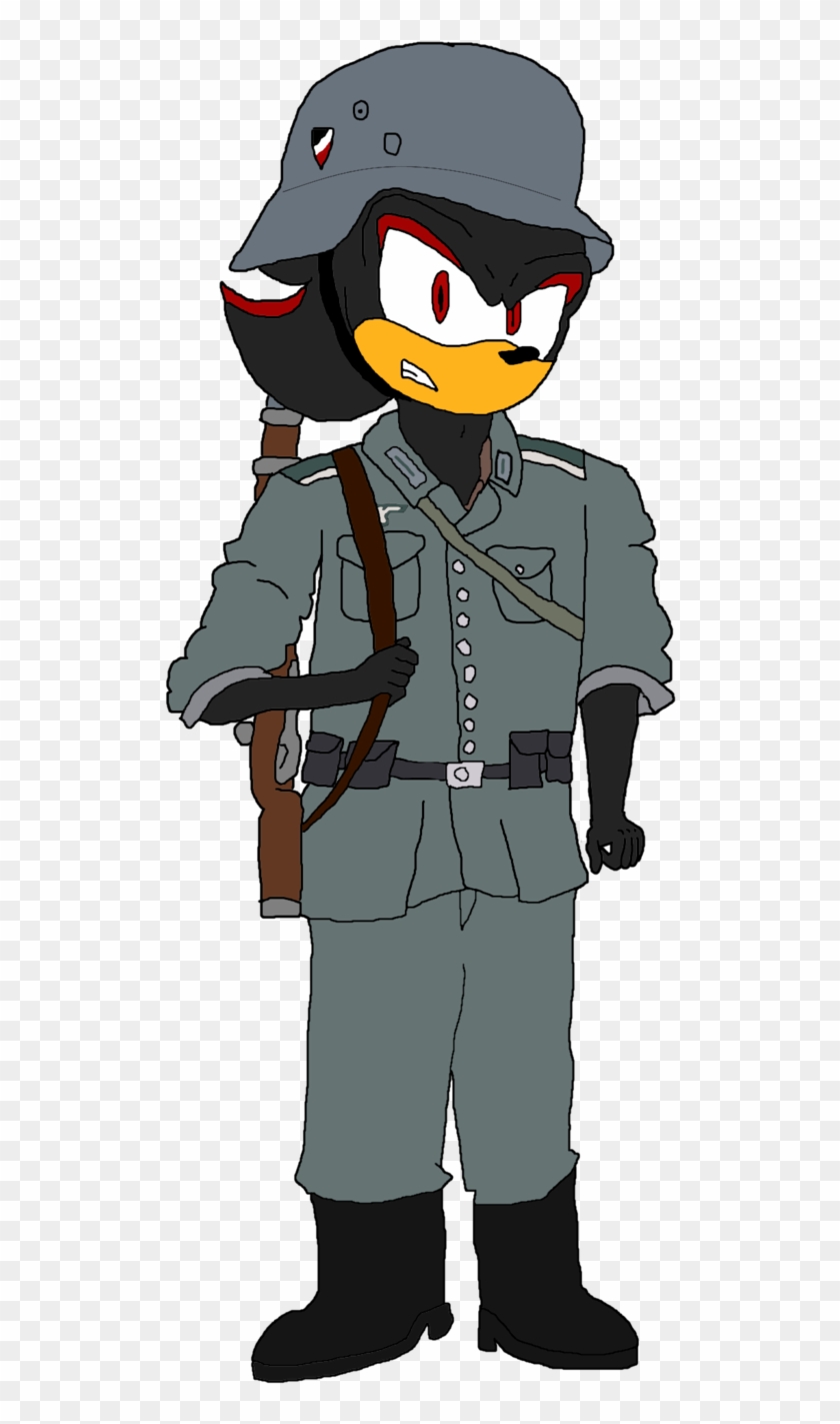 Shadow As A German Soldier By Fast-subaru71 - Shadow The Hedgehog Soldier #248750