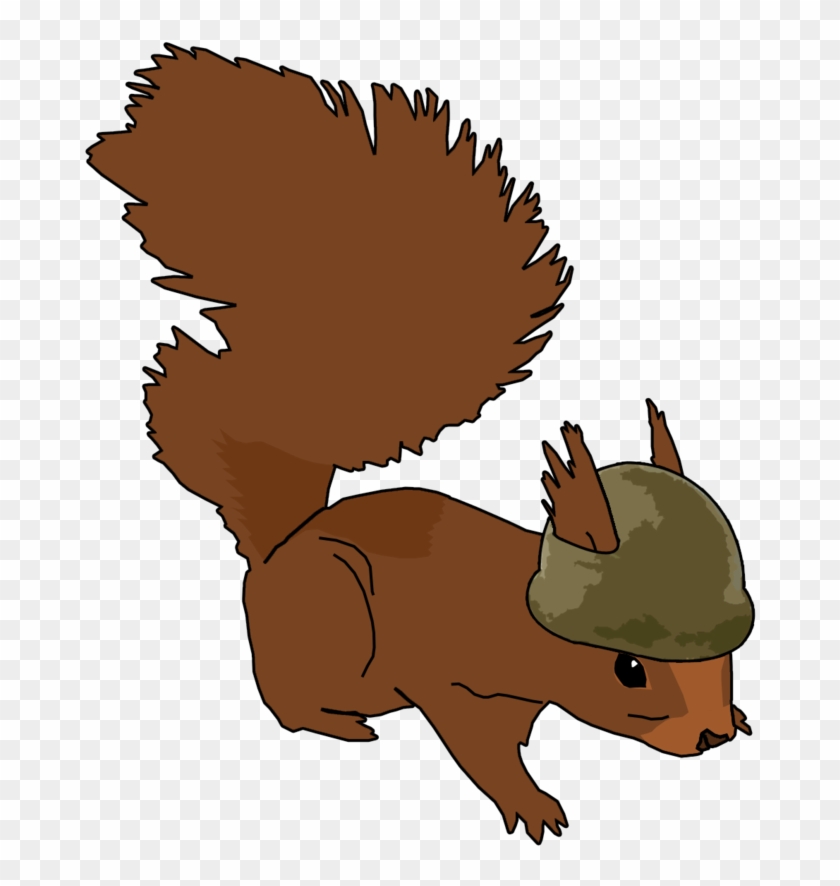 Soldier Squirrel Logo By Botkgb - Squirrel Clip Art #248794