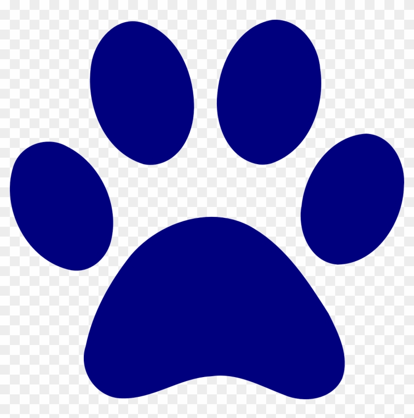 Blue Paw Print Logo #248852