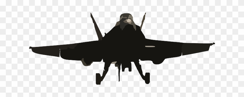 Silhouette, Plane, Navy, Vehicle, Landing, Army - Fighter Jet Silhouette Png #249039
