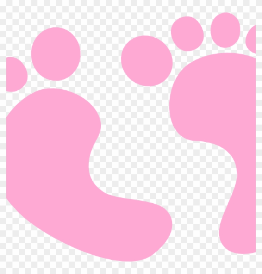 Baby Footprints Clipart Ba Girl Footprint Clipart Clip - Baby Shower Vectors Free Png #249280