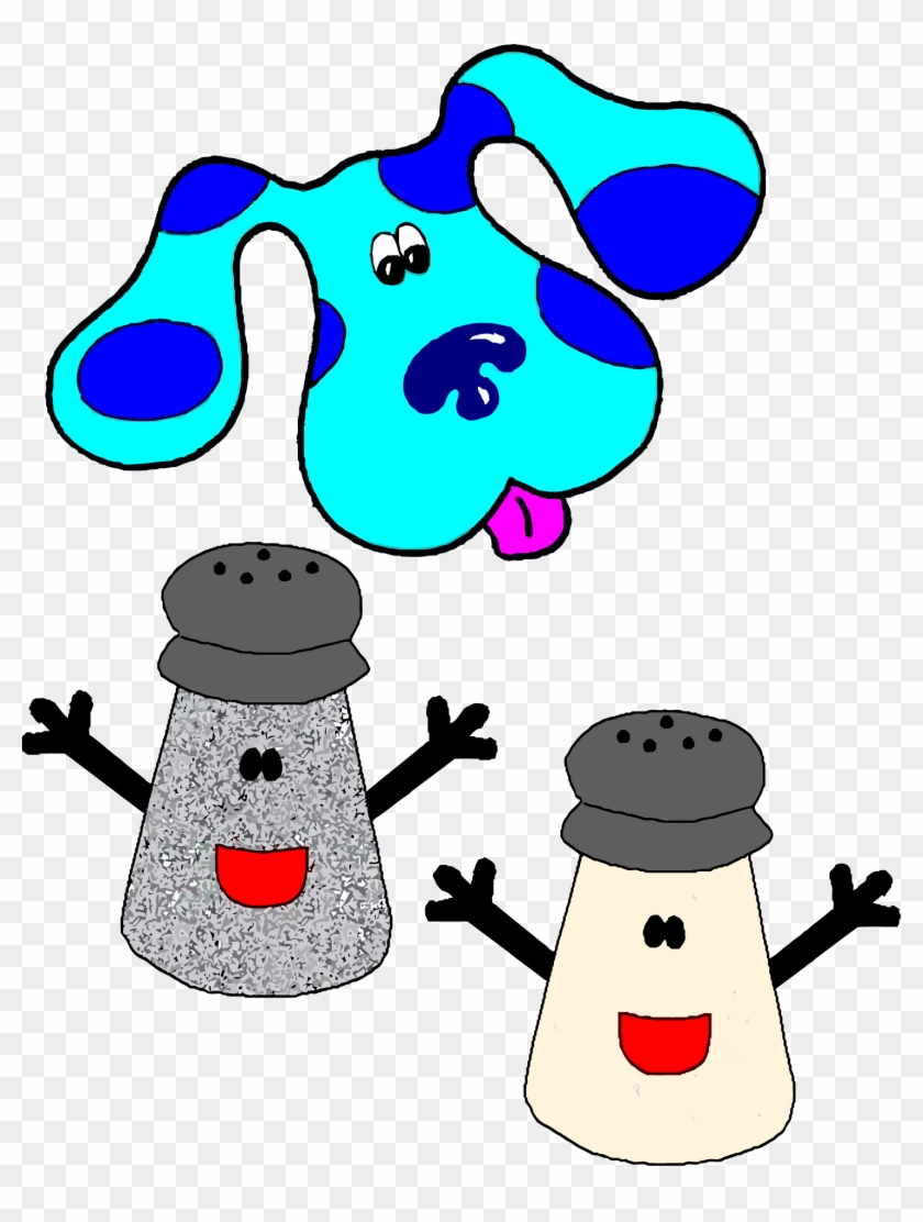 Blue's Clues Clip Art And Sand Clipart Png - Blues Clues Salt And Pepper Clip Art #249308