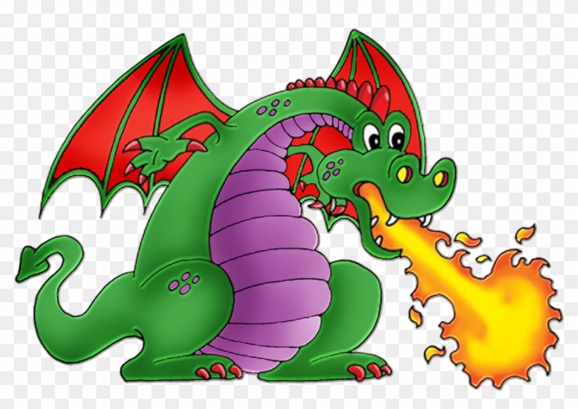 Fire Breathing Dragon Cartoon Clip Art - Fire Breathing Dragon Clip Art -  Free Transparent PNG Clipart Images Download
