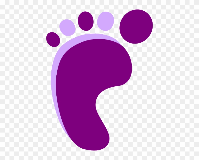 Purple Footprint #249372