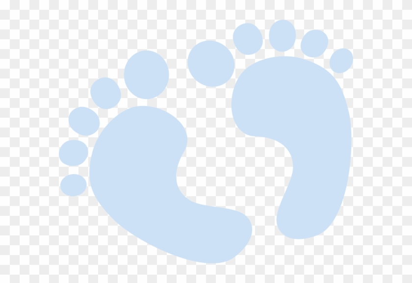 Blue Baby Feet Clip Art At Clker - Clip Art #249458