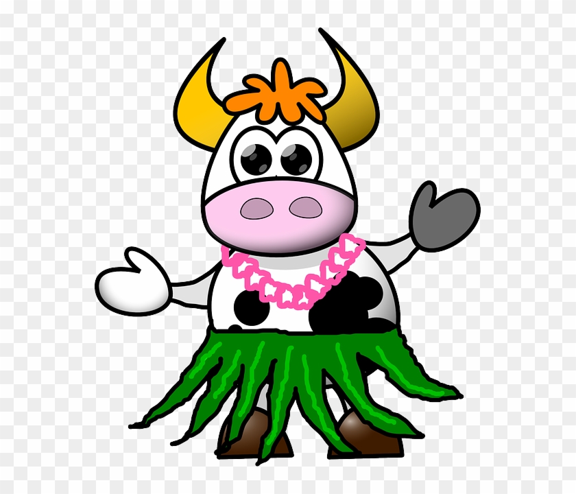 Cow In Hula Skirt #249483