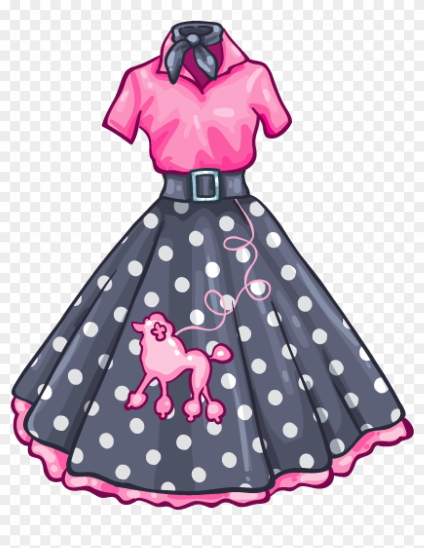Clothing Dress 1950s Fashion Clip Art - Dress #249490