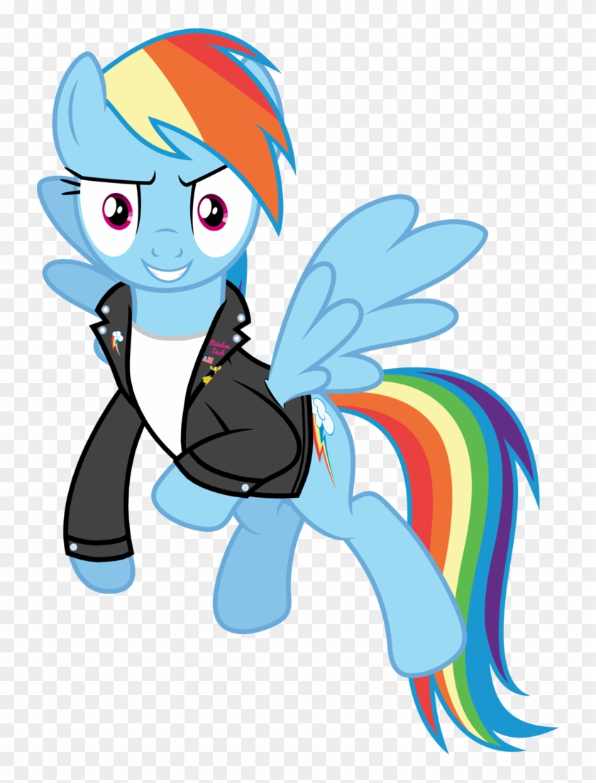 1950s, 50s, 50's Fashion, Artist - Rainbow Dash Greaser #249505