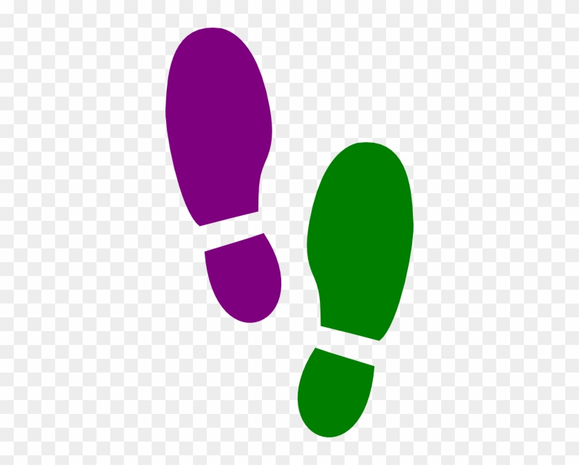 Footprint Clipart Colored - Printable Large Footprints #249521