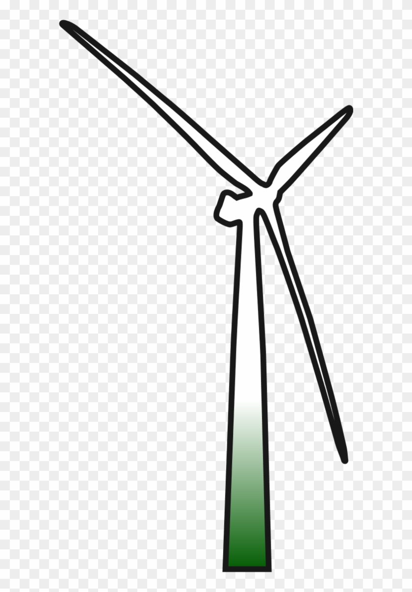 Vector Clip Art - Wind Turbine Clip Art #249606