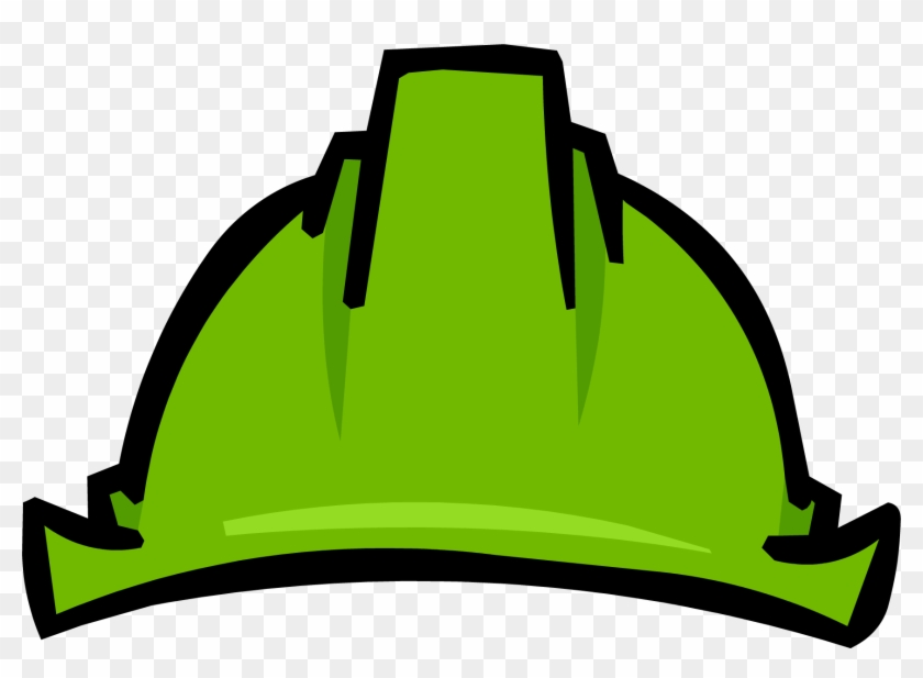 Green Hard Hat - Club Penguin Hard Hat #249733