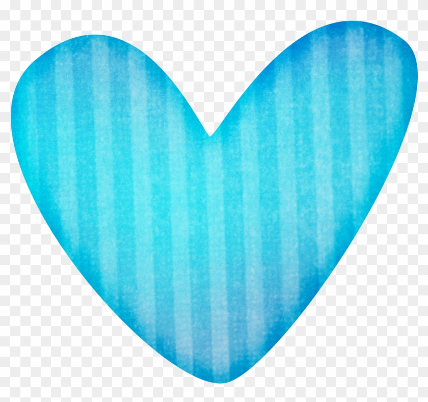 Images For Two Hearts Clipart Blue - Free Clip Art Blue Heart #249763