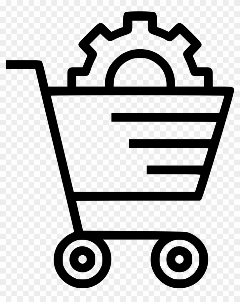 E Commerce Services Solution Cart Online Shopping Settings - Settings Icon In White Color Png #249902