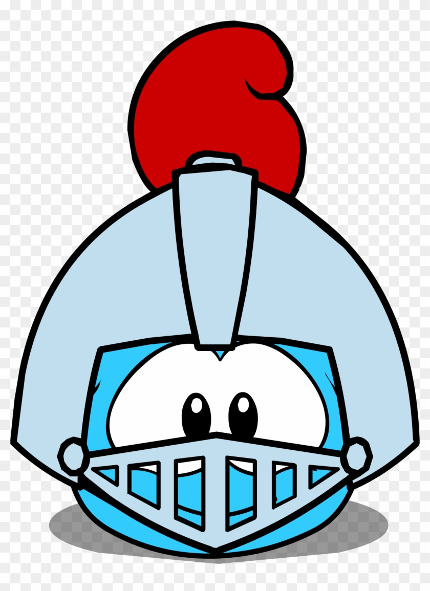 Puffle Hats Knight Helmet Id 81 Igloo - Club Penguin Id For Puffle Hats #250029