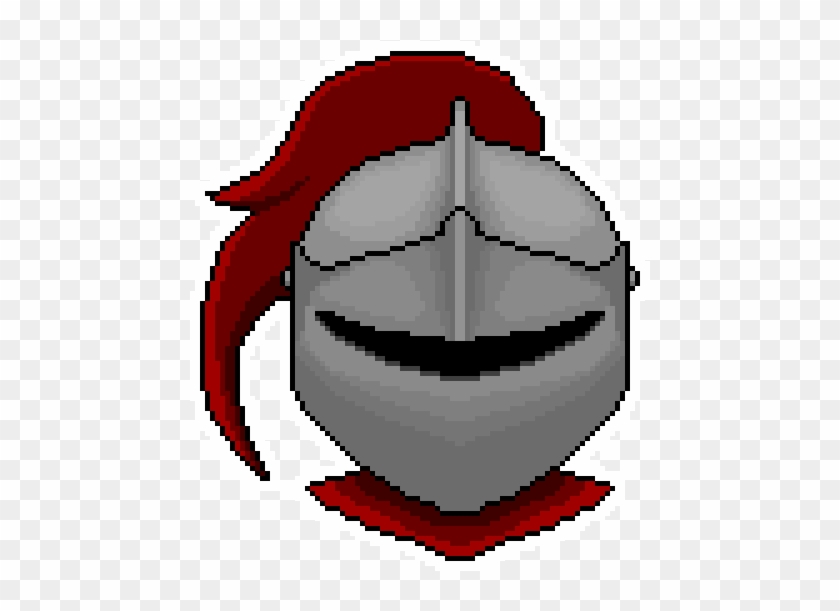 Pixel Armet By Piskelknight - Knight Helmet Pixel Art #250109