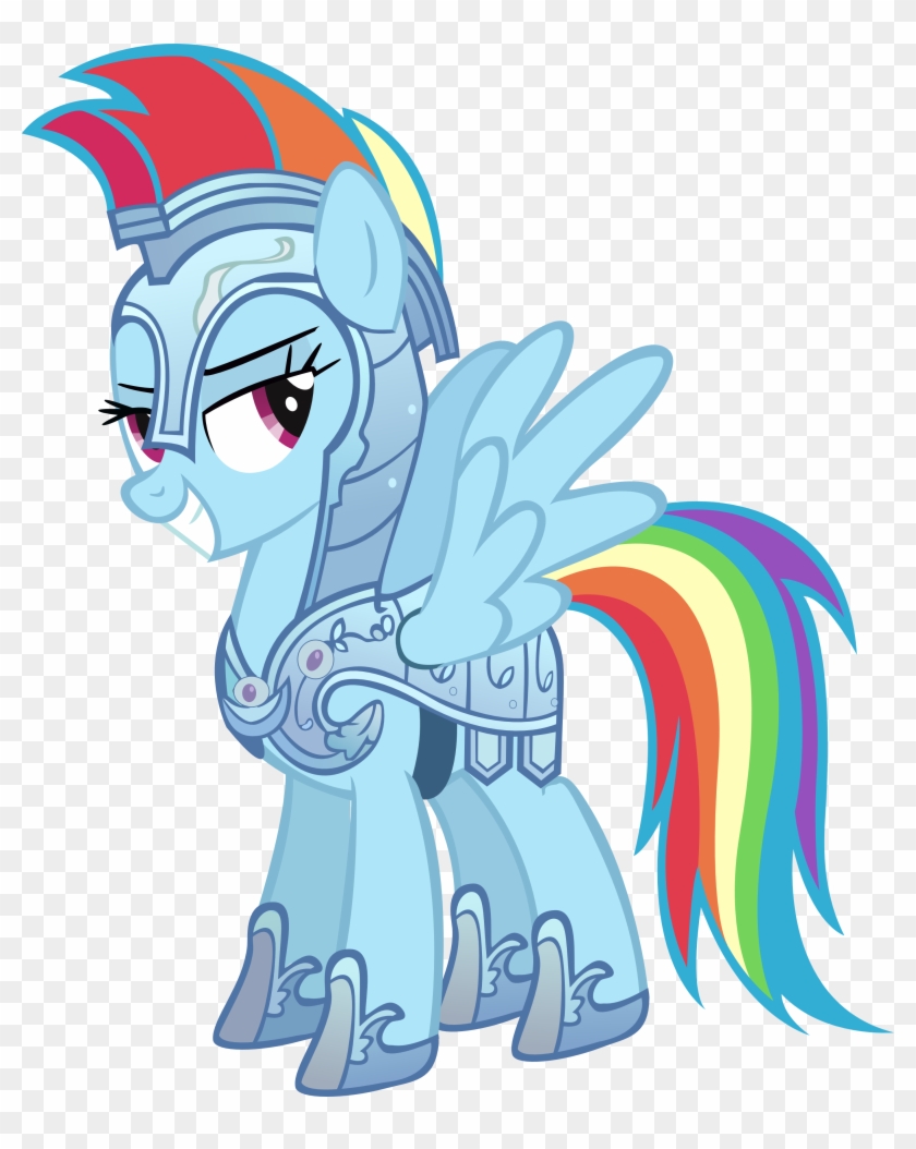 Knight Rainbow Dash By Vector-brony - Rainbow Dash With Armor #250148