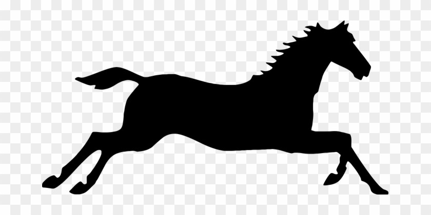 Animal Galloping Horse Ride Silhouette Tra - Galloping Horse Clip Art #250155