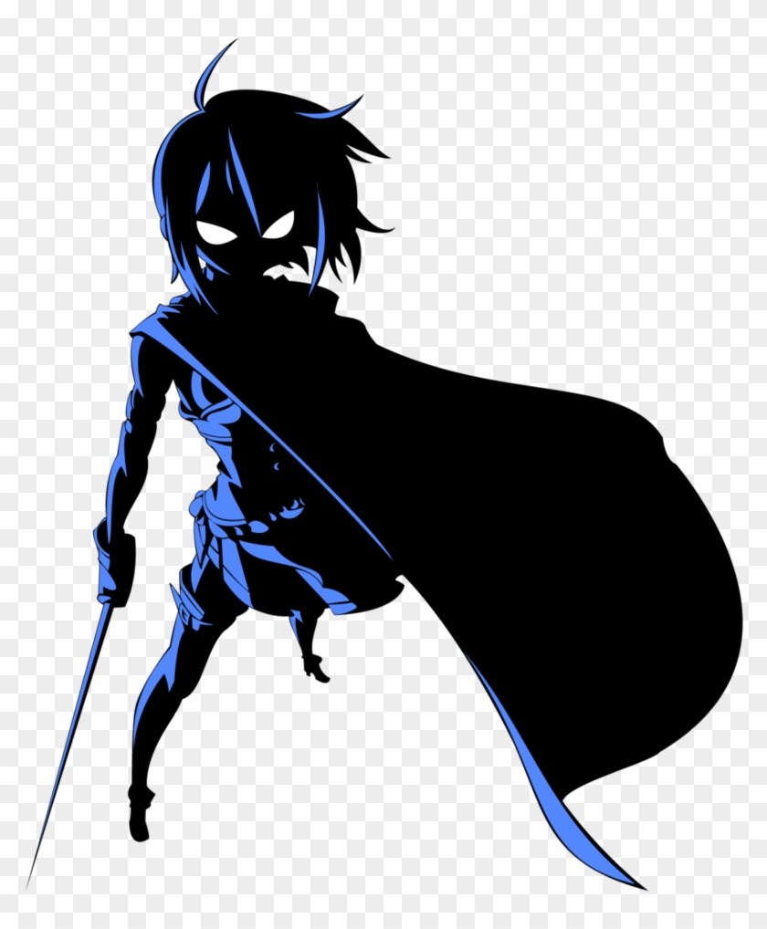 Sayaka Silhouette Vector By Saioul - Anime Girl Silhouette Png #250243