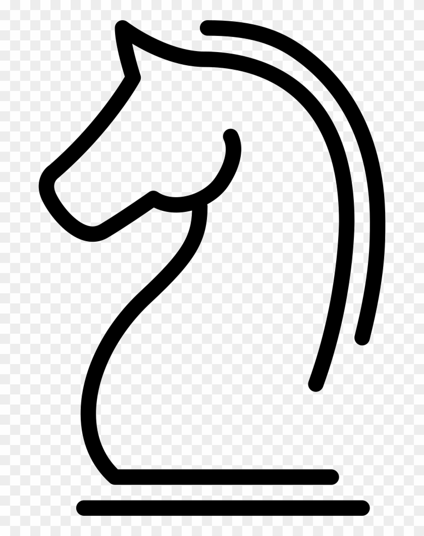 Strategy Horse Chess Piece Svg Png Icon Free Download - White Horse Chess Piece #250295