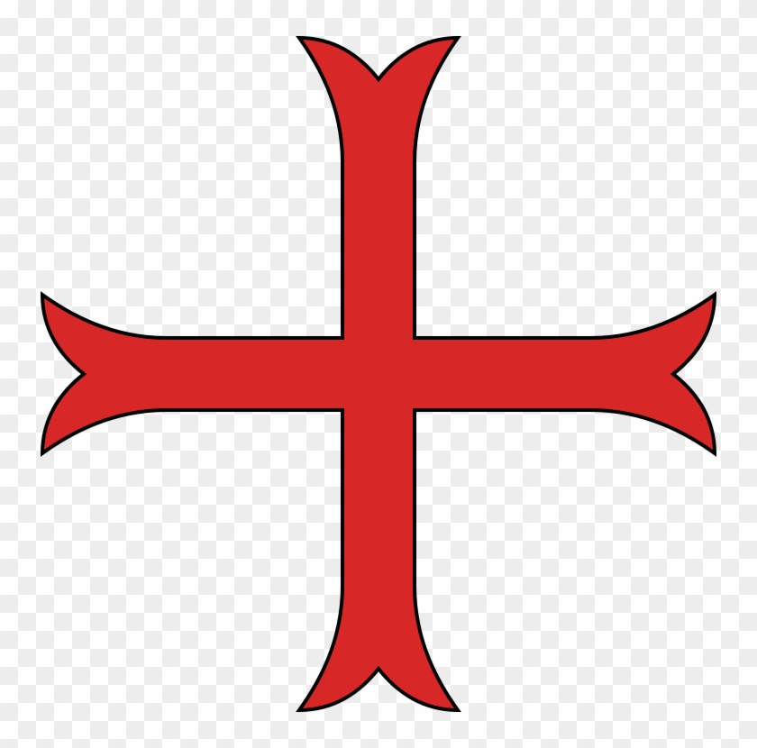 File - Cross Templar - Svg - Equidistant Cross Religious Symbols #250315