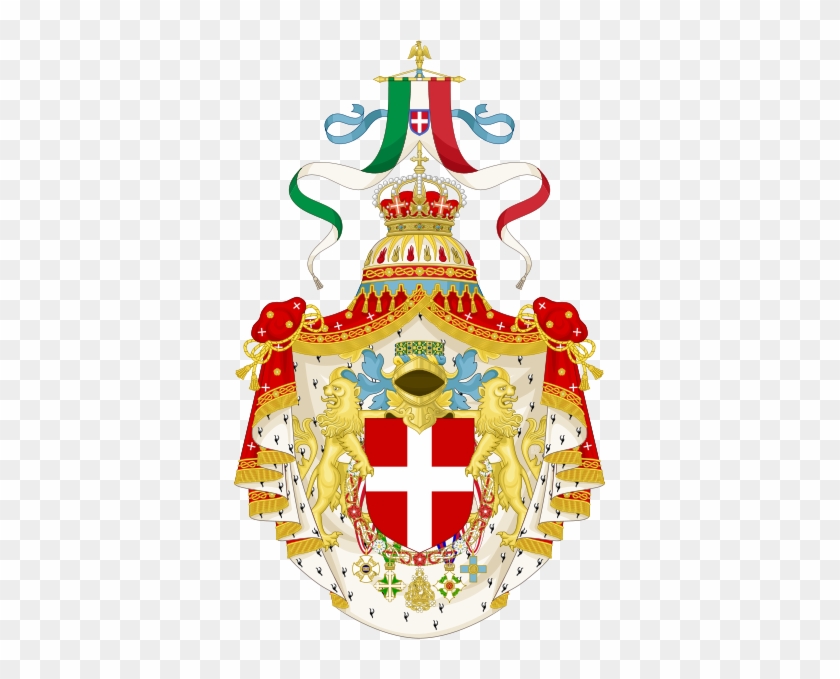 Coat Of Arms Of The Kingdom Of Italy - Order Of The Crown Of Italy #250425