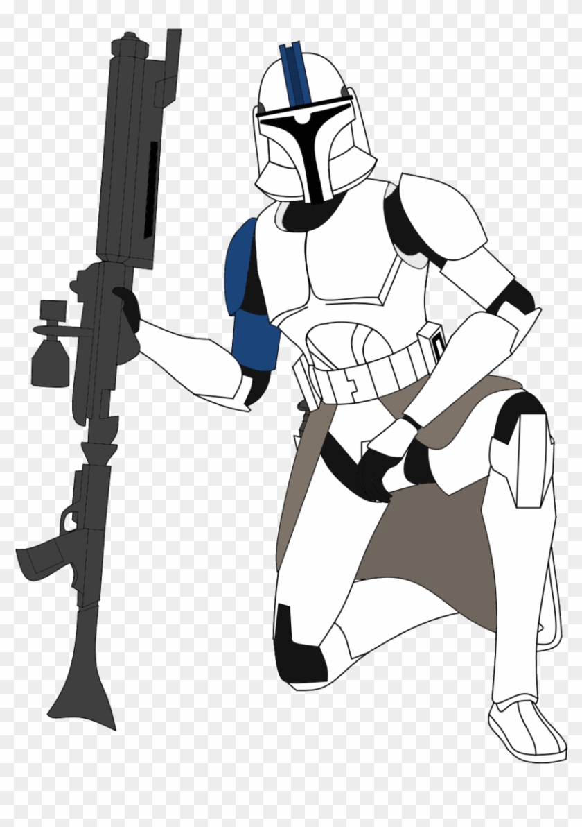 Clone Trooper Knight By Fbombheart - Clone Trooper Salute Transparent #250448