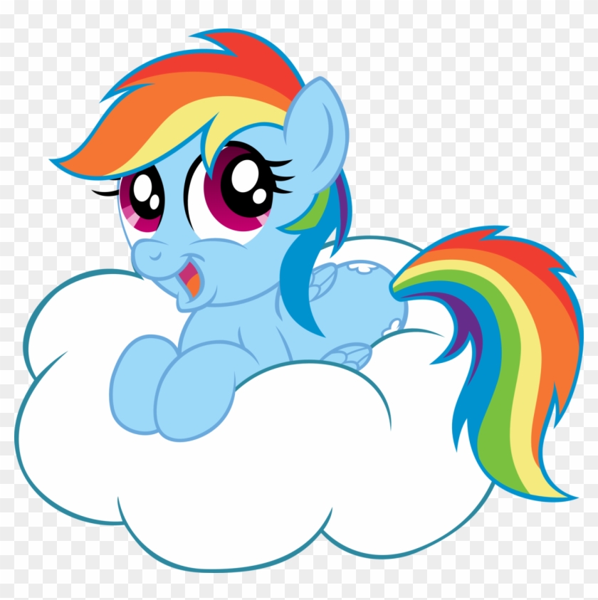Coloring Pages - My Little Pony On A Cloud #250483