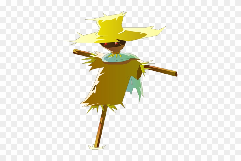 Scarecrow-064 - Halloween Scarecrow Art Png #250482