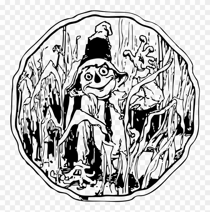 Free Scarecrow In The Corn - Wizard Of Oz Cornfield Art #250573