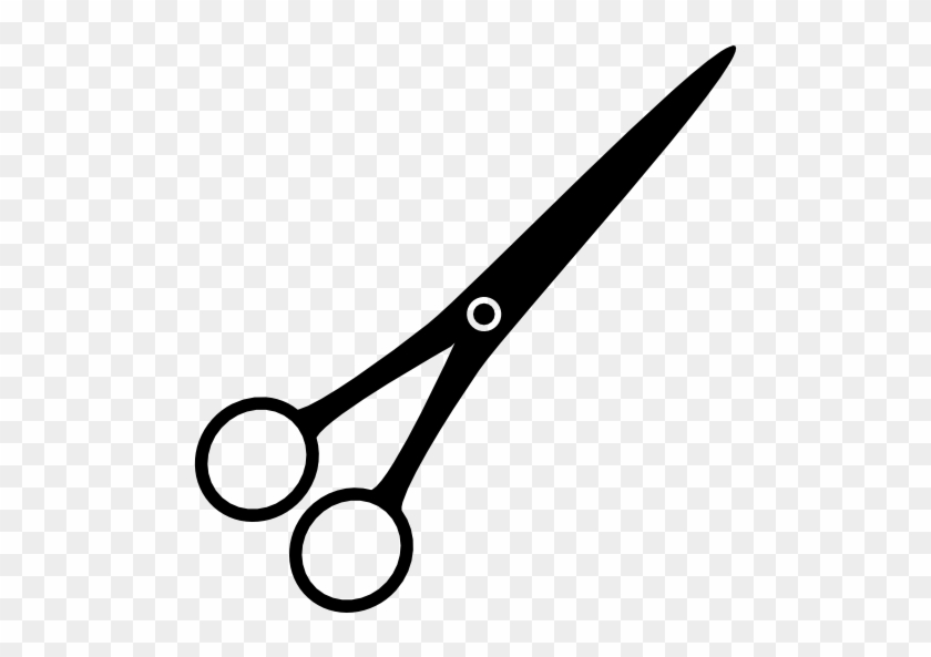 Hair Clipart Utensil - Scissor Icon Transparent Background #250731