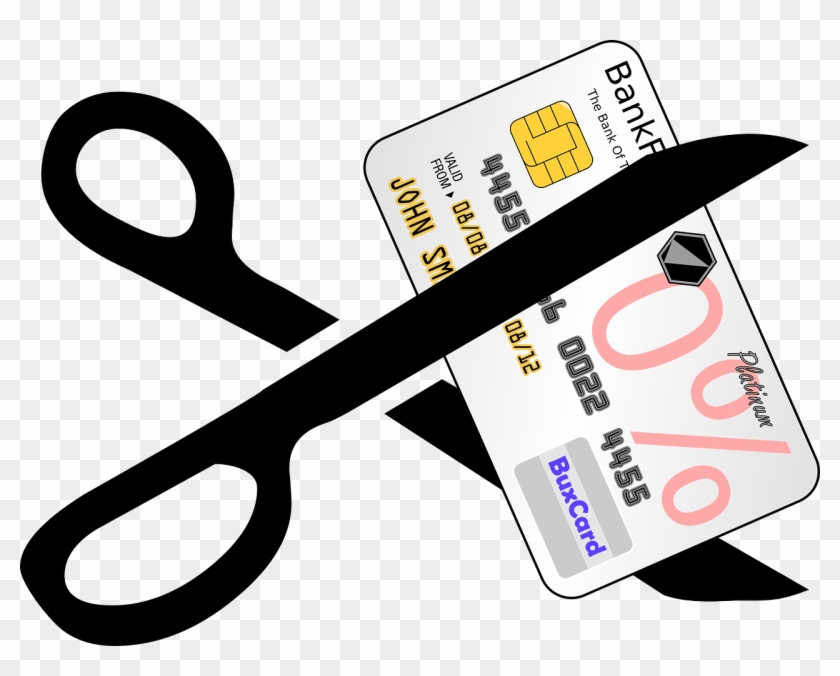 Cut Credit Card Clip Art - Credit Card Clip Art #250732