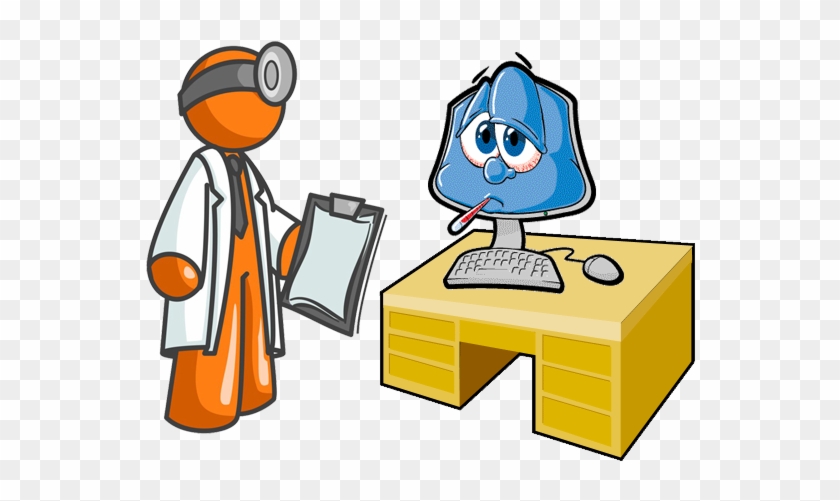 Computer Doctor Clipart Clipartxtras - Computer Doctor Cartoon #250789