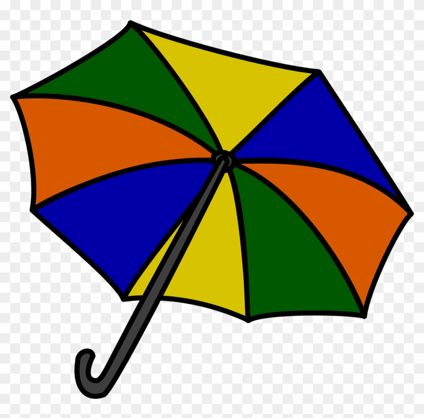 Outline, Umbrella, Drawing, Beach, Sun, Cartoon, Tools - Umbrella Clip Art #250822