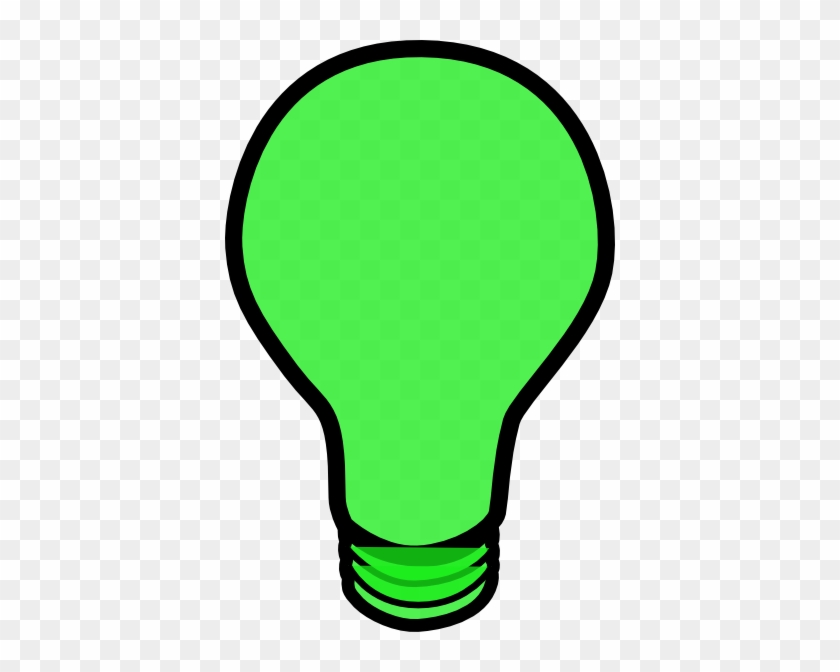 Green Lightbulb Clip Art At Clker - Clip Art Green Light Bulb #250981