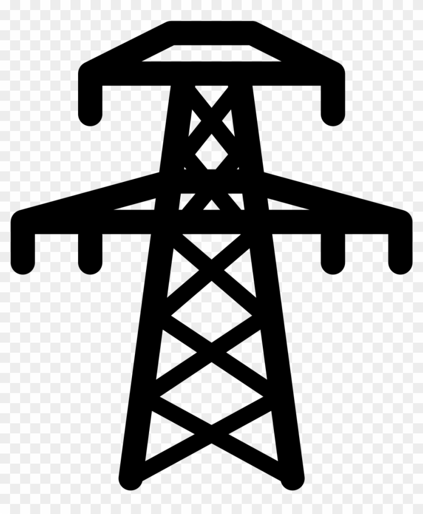 Electricity Clipart Electric Grid - Transmission Tower Icon #250983