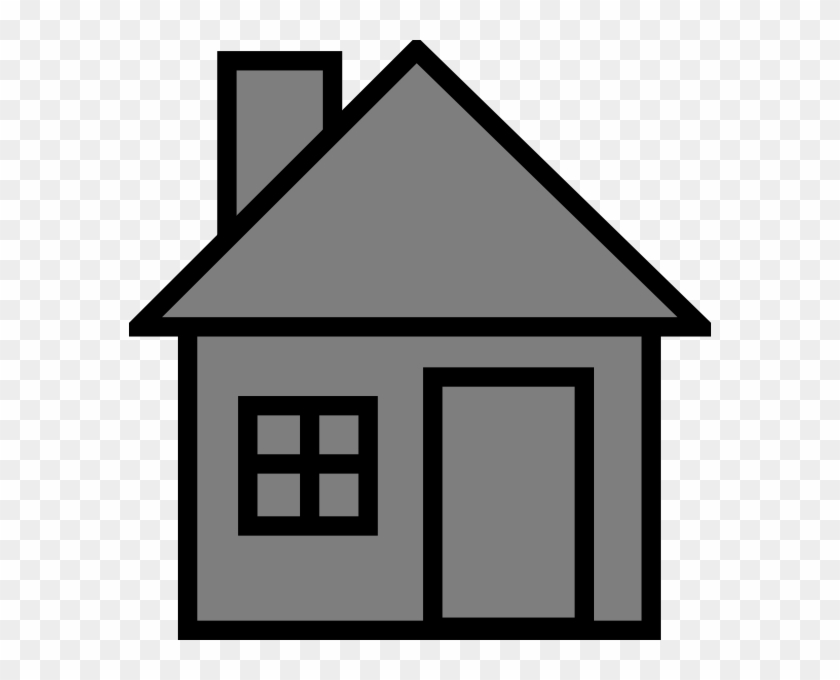 Grayhouse Clip Art - House Free Clip Art Black And White #251053