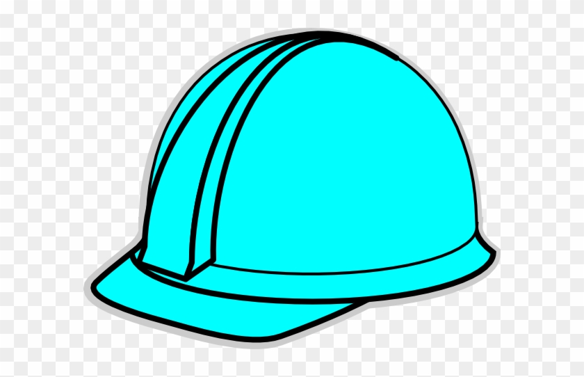 Turquoise Hard Hat Clip Art - Hard Hat Clip Art #251066