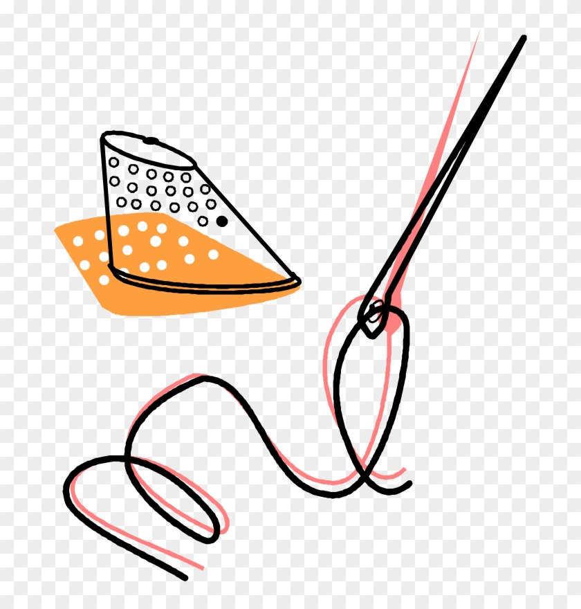 Free Vector Needle Thread And Timble Clip Art - Needle And Thread Animated Gif #251074