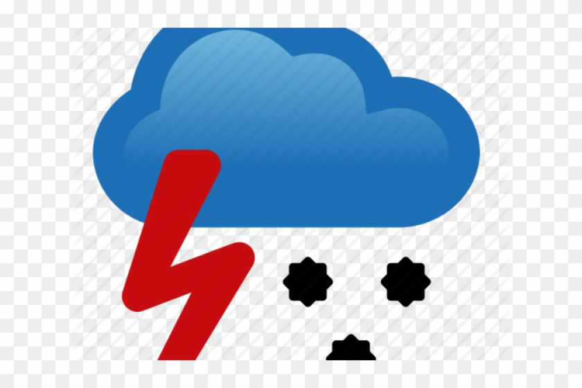 Storm Clipart Hail Storm - Illustration #1604281