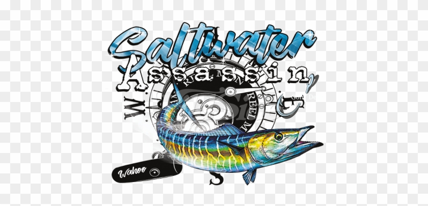 Saltwater Assassin Wahoo - Mahi Graphics #1604342