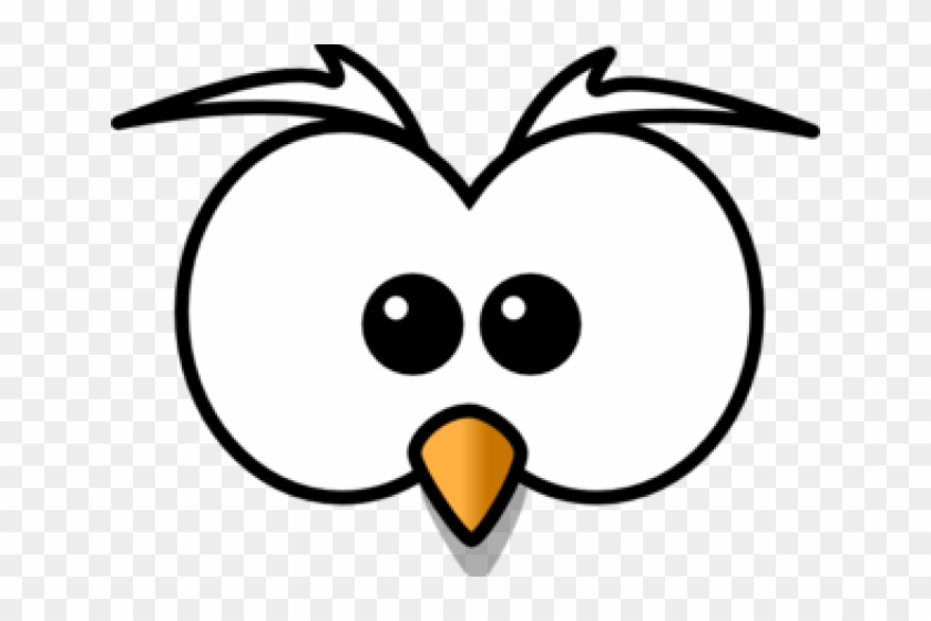 Face Clipart Owl - Owl Eyes Clip Art #1604368