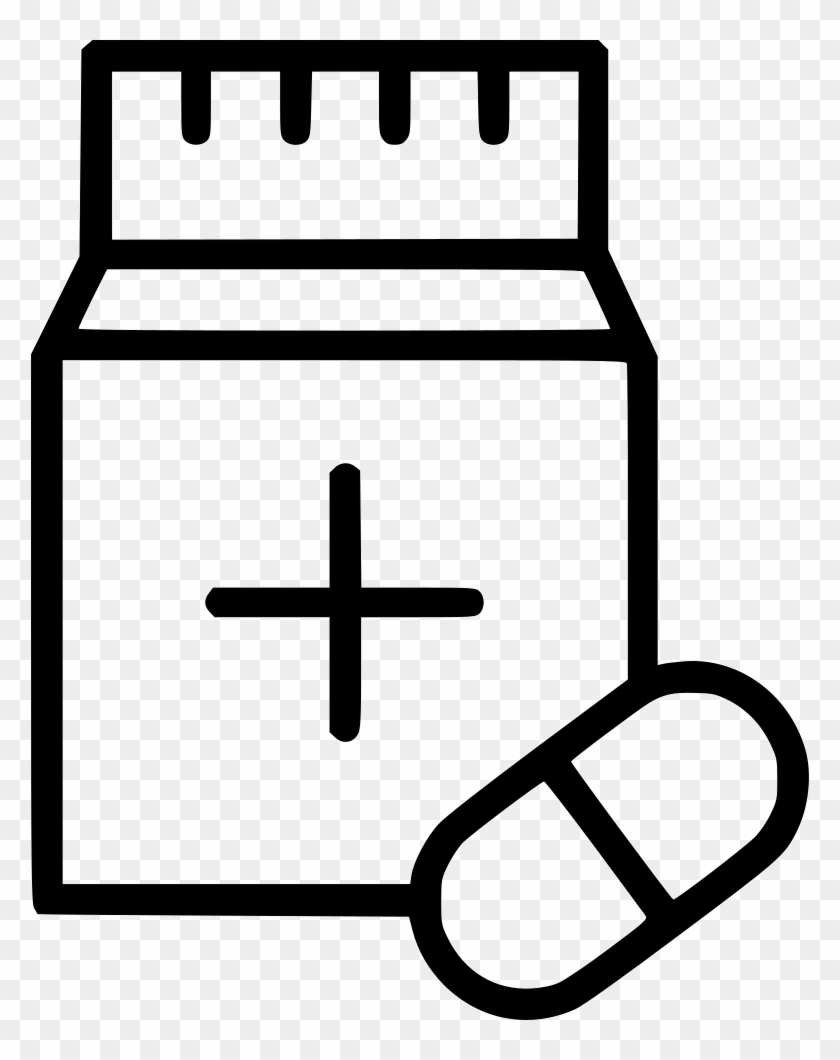 Medicine Bottle Pill Medical Comments - Cross #1604505