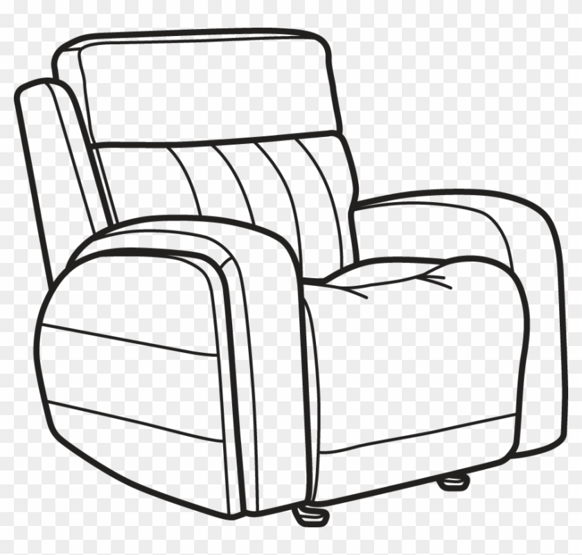 Pin Recliner Clipart - Club Chair #1604608