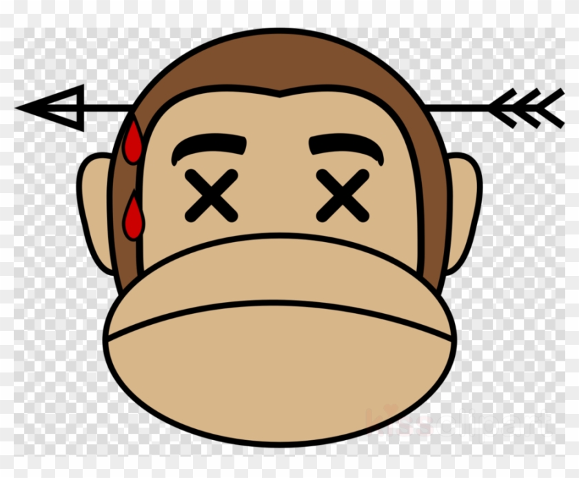 Dead Monkey Emoji Clipart Ape Chimpanzee Clip Art - Twitch Youtube Icon Png #1604673