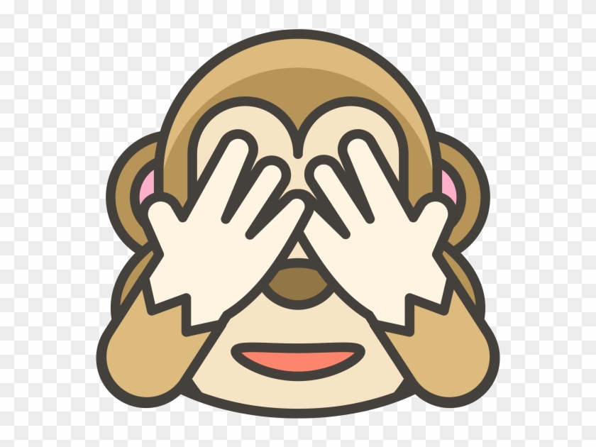 See No Evil Monkey Emoji - Monkey #1604675