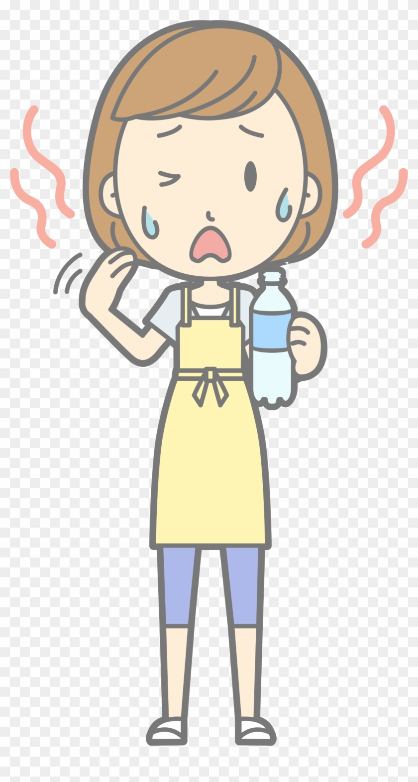 Big Image - Thirsty Children Clipart #1604693