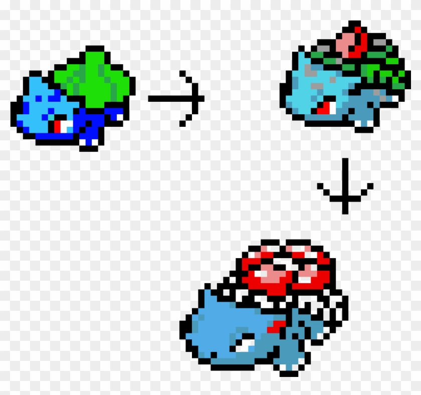 Bulbasaur Evolution - Venusaur Pixel #1604706